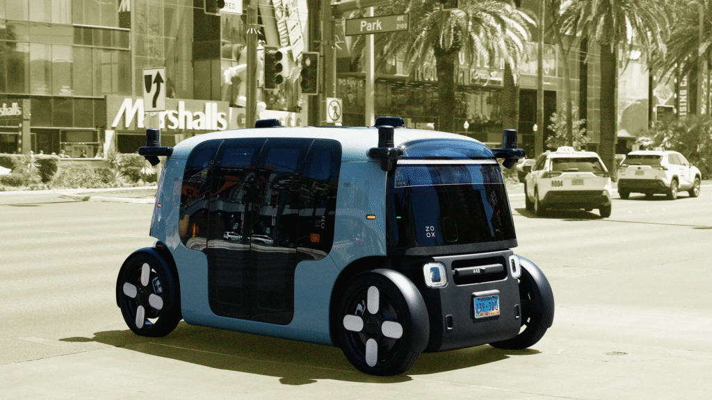 carro zoox estacionado